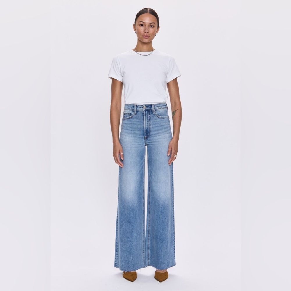 Pistola Lana High Rise Ultra Wide Leg Jeans Size 24
